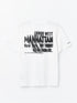 LC Waikiki Crew Neck Short Sleeve Printed Combed Cotton Men's T-shirt